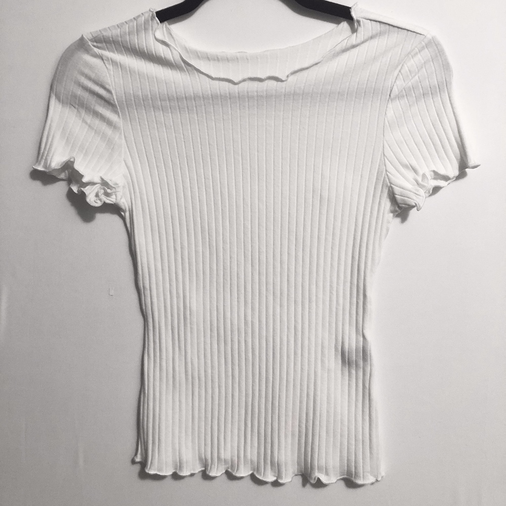 White Edgy Tee